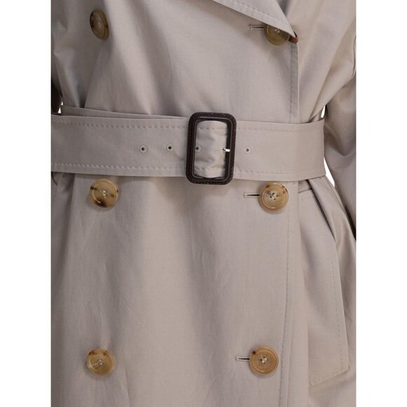 Max Mara The Cube Double-Breasted Cotton Twill Trench Coat tag size 44 Women - Picture 3 of 4